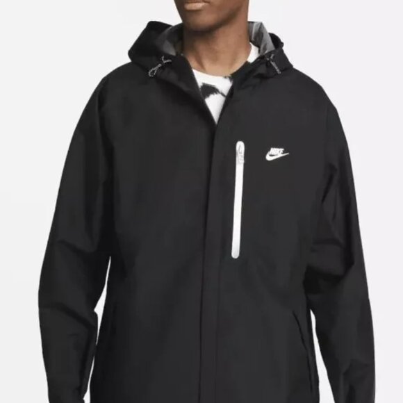 Nike Other - Nike NSW Storm-FIT Legacy Hooded Shell Jacket Black Men's Sz M NEW DM549…